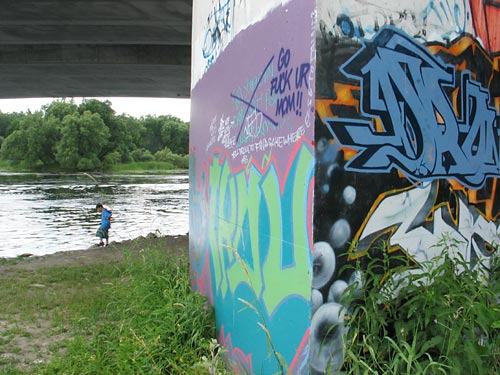Aregeebee Graffiti Dunbar Bridge Ottawa